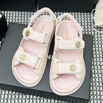 샤넬 벨크로 러버 샌들