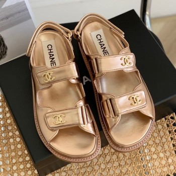 샤넬 벨크로 러버 샌들