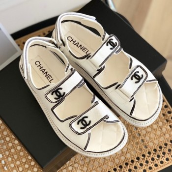 샤넬 벨크로 러버 샌들