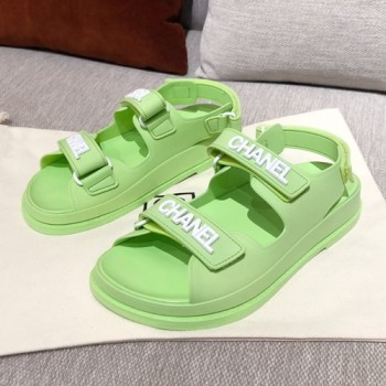 샤넬 벨크로 러버 샌들