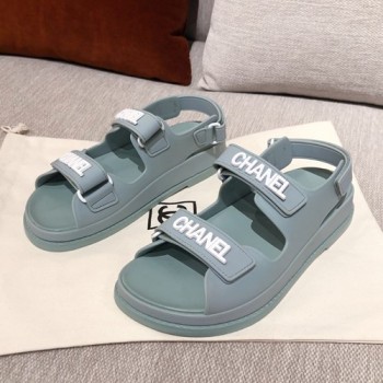 샤넬 벨크로 러버 샌들