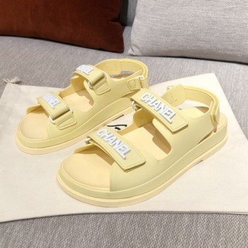 샤넬 벨크로 러버 샌들