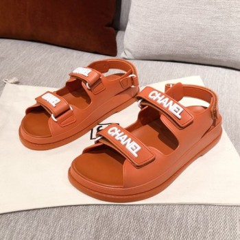 샤넬 벨크로 러버 샌들