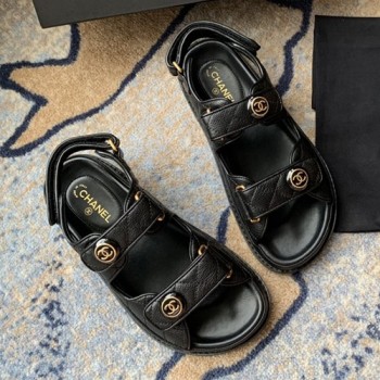 샤넬 벨크로 러버 샌들