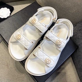 샤넬 벨크로 러버 샌들