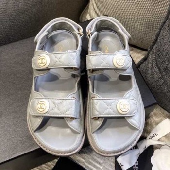 샤넬 벨크로 러버 샌들