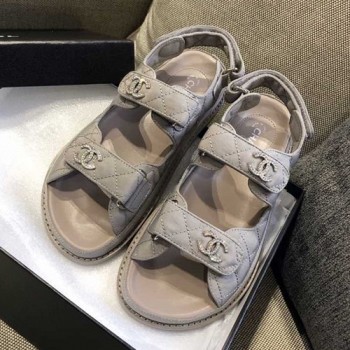 샤넬 벨크로 러버 샌들