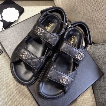 샤넬 벨크로 러버 샌들