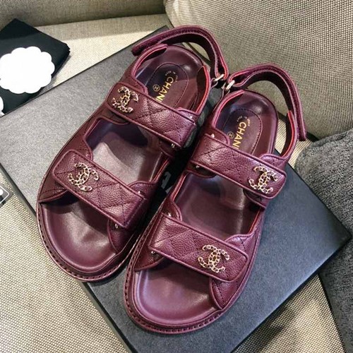 샤넬 벨크로 러버 샌들