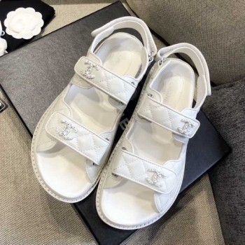 샤넬 벨크로 러버 샌들