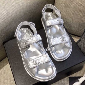 샤넬 벨크로 러버 샌들