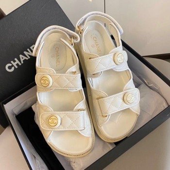 샤넬 벨크로 러버 샌들