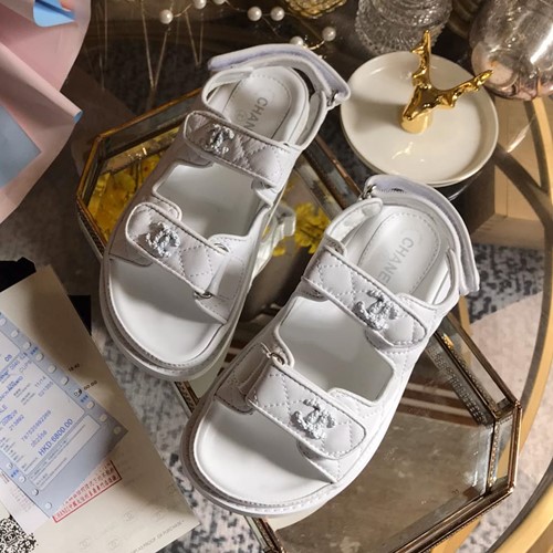 샤넬 벨크로 러버 샌들