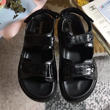 샤넬 벨크로 샌들