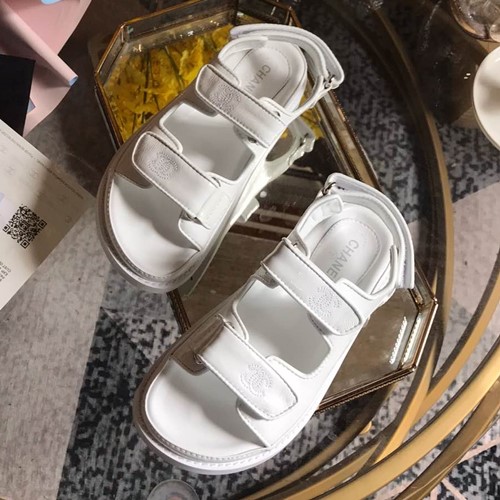 샤넬 벨크로 샌들