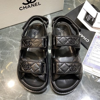샤넬 벨크로 샌들