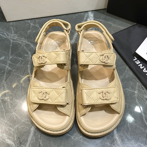 샤넬 벨크로 샌들