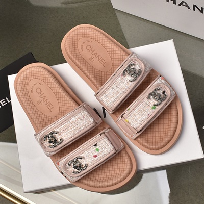 샤넬 벨크로 슬리퍼,뮬