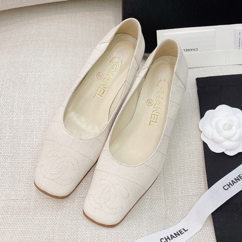 샤넬 빈티지 캔버스 로우탑 스니커즈