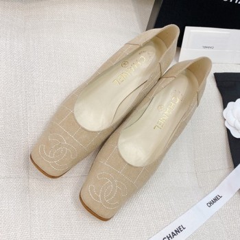 샤넬 빈티지 캔버스 로우탑 스니커즈