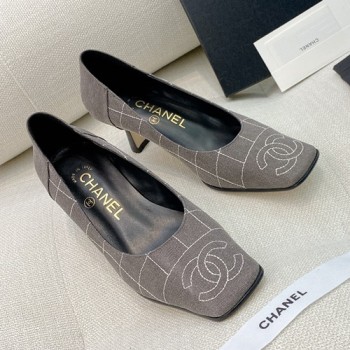 샤넬 빈티지 캔버스 로우탑 스니커즈