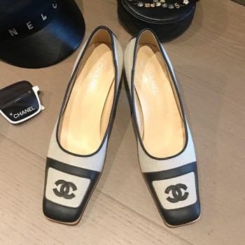 샤넬 빈티지 캔버스 로우탑 스니커즈