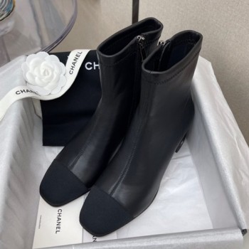 샤넬 앵클부츠(고트스킨)