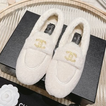 샤넬 양모 로퍼