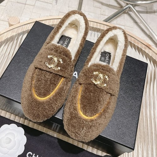 샤넬 양모 로퍼