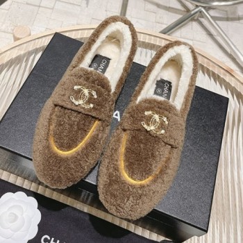 샤넬 양모 로퍼