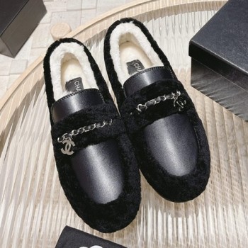 샤넬 양모 로퍼