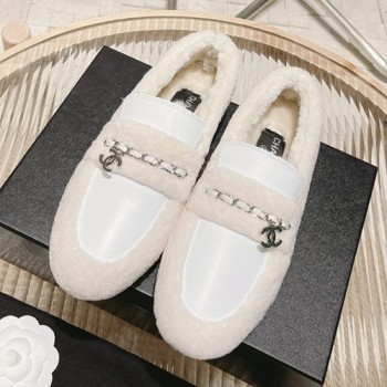 샤넬 양모 로퍼