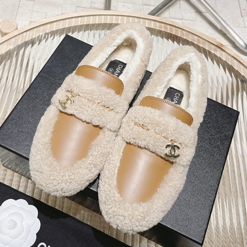 샤넬 양모 로퍼