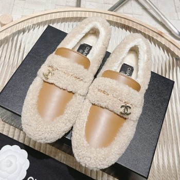 샤넬 양모 로퍼