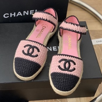 샤넬 에스파듀 니트 샌들