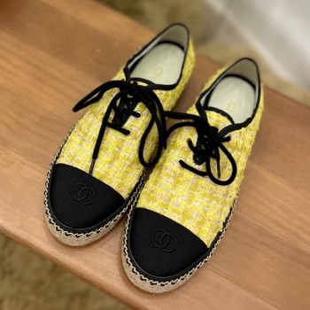 샤넬 에스파듀 니트 샌들