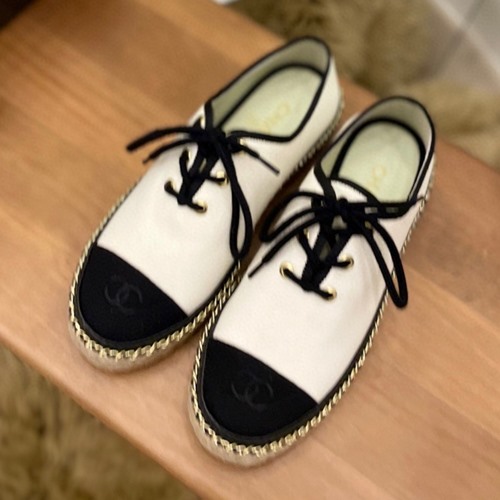 샤넬 에스파듀 니트 샌들