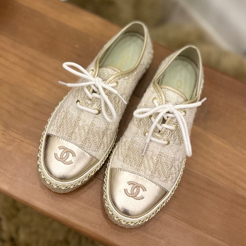 샤넬 에스파듀 니트 샌들