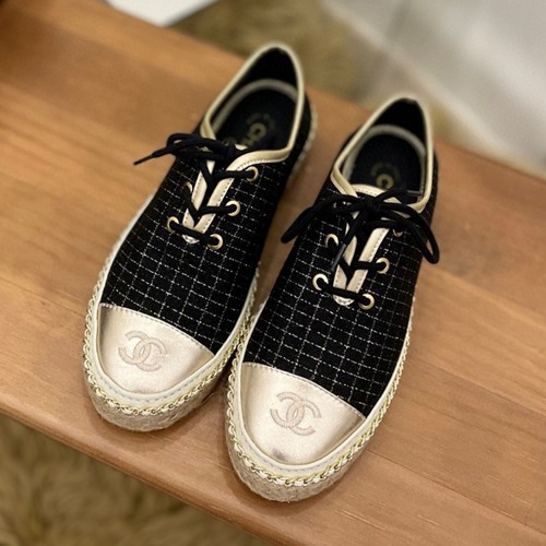 샤넬 에스파듀 니트 샌들