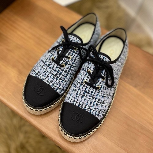 샤넬 에스파듀 니트 샌들