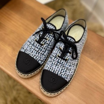 샤넬 에스파듀 니트 샌들