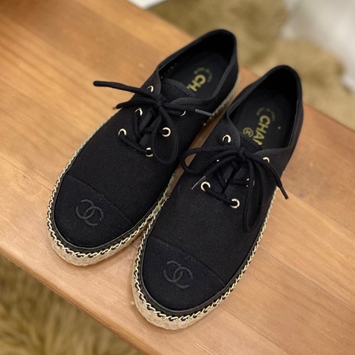 샤넬 에스파듀 니트 샌들