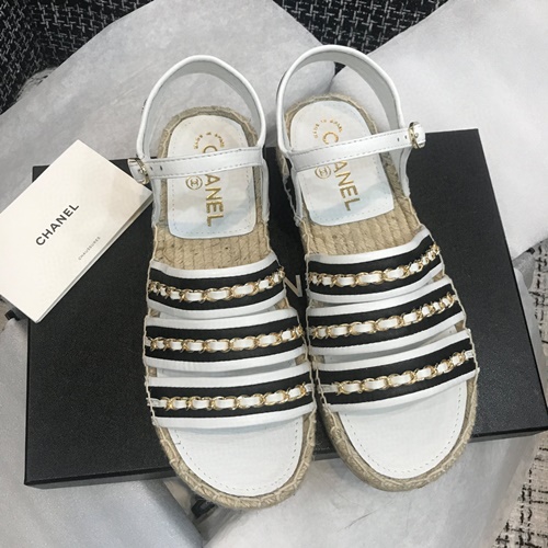 샤넬 에스파듀 샌들