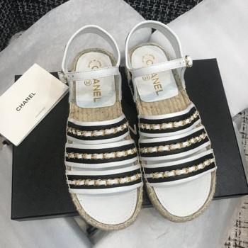 샤넬 에스파듀 샌들