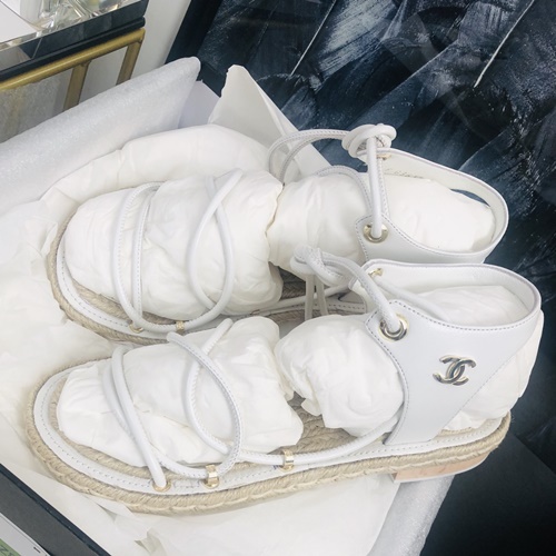 샤넬 에스파듀 스트랩 샌들