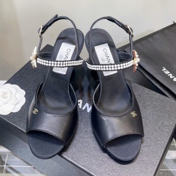 샤넬 오픈토 샌들