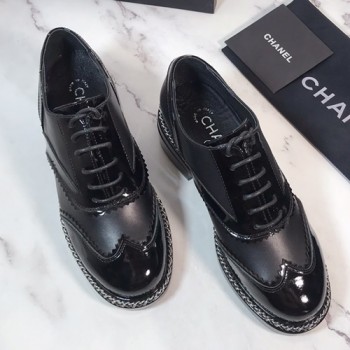 샤넬 옥스퍼드 레이스업 로퍼