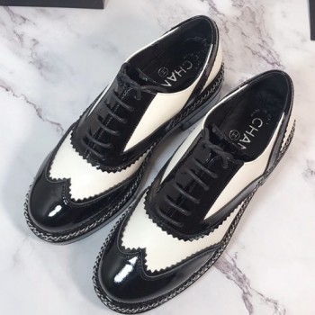 샤넬 옥스퍼드 레이스업 로퍼