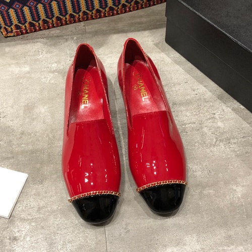 샤넬 체인 로퍼