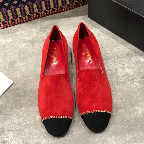 샤넬 체인 로퍼